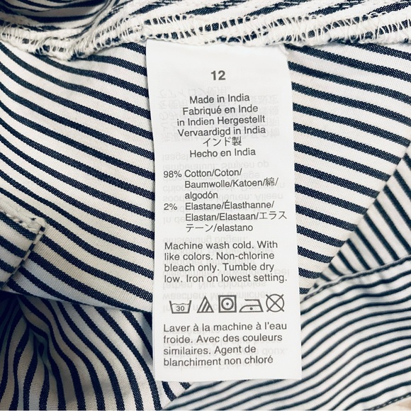 NWT J Crew pinstripe shirtdress - Picture 11 of 13